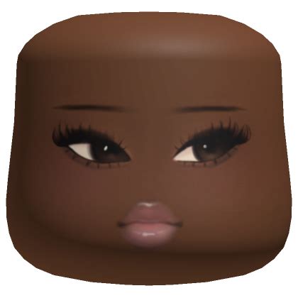 New Year New Me Makeup Cheeks Head Brown Skin Tone Roblox