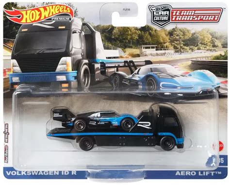 Set Masinute Hot Wheels Car Culture Team Transport Aero Lift Negru Cu Cel Ro