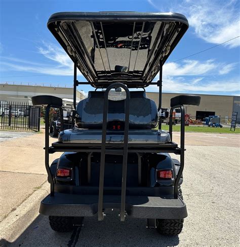 Buy The Blue Dynamic Enforcer Fully Loaded Limo Golf Cart For Sale