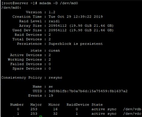 Configuring Software Raid On Linux Using Mdadm Windows Os Hub