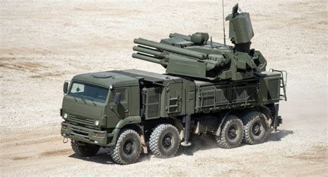 Algerian Military Displays The Russian Made Pantsir Sm Advanced Air Defence System In Live Fire