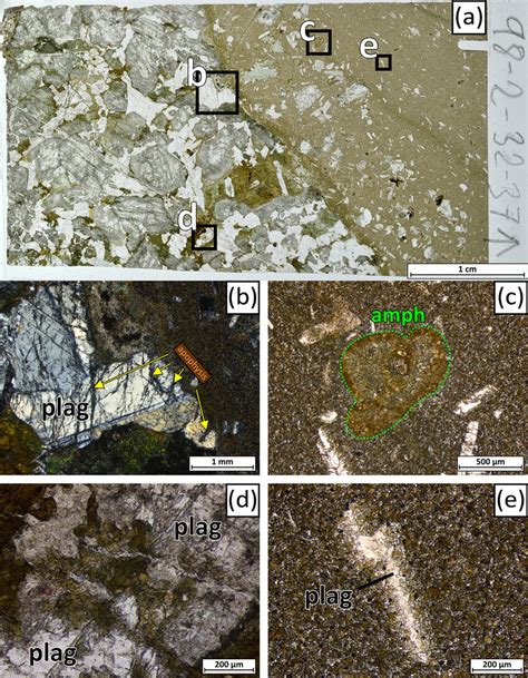 A Thin Section Photo Of Sample GT3A 98Z 2 32 37 Cm Showing The