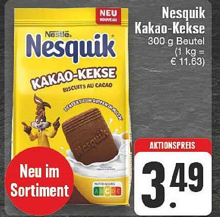 Nesquik Kakao Kekse Angebot Bei E Center Prospekte De