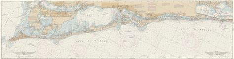 Sarasota Bay Map Nautical Chart Print Etsy