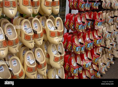 Traditional wooden clogs Dutch Stock Photo - Alamy