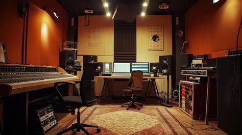 Premium AI Image | Audio recording studio with professional equipment ...