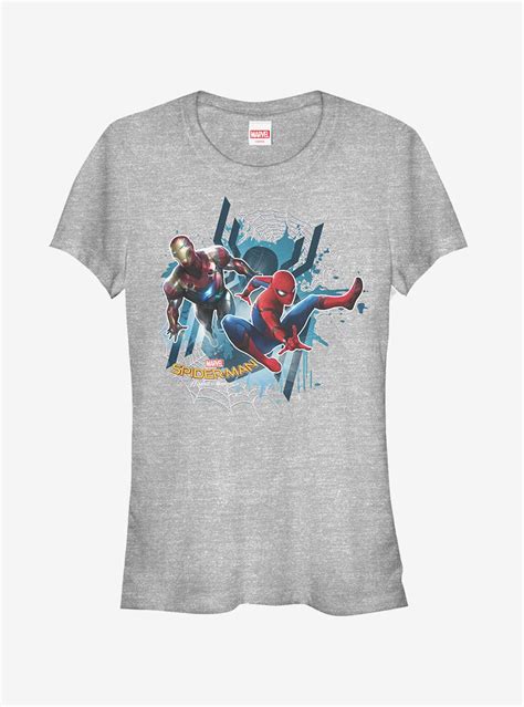 Hot Topic Marvel Spider Man Homecoming Teamwork Girls T Shirt Mall Of America