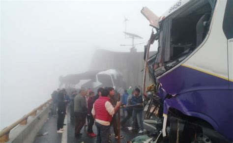 Choque De Autobuses De Pasajeros En Hidalgo Deja 15 Heridos Diario