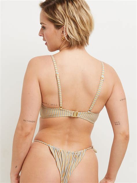 Maillot De Bain Triangle Martha Rougegorge Lingerie Vert Kiabi