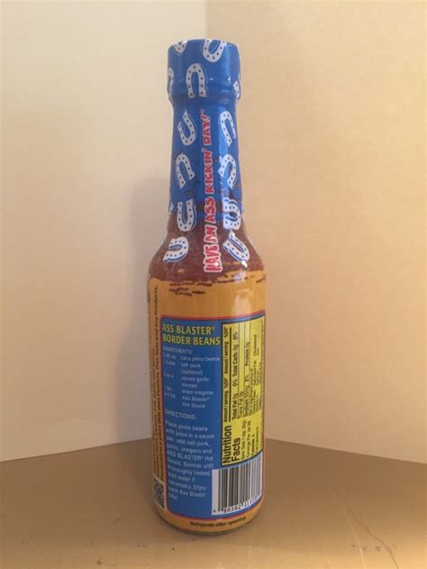 ASS BLASTER HABANERO XXX HOT SAUCE Oz Scorched Lizard Sauces