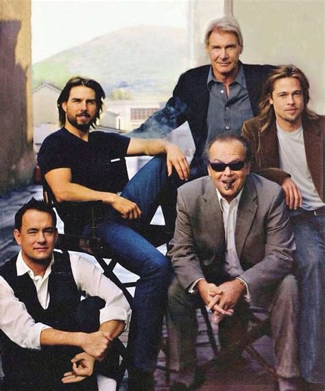 PsBattle Brad Pitt Harrison Ford Jack Nicholson Tom Cruise And Tom