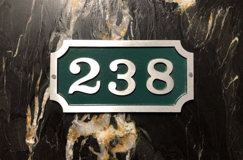 Traditional William Custom Address Plaque K Castings Inc