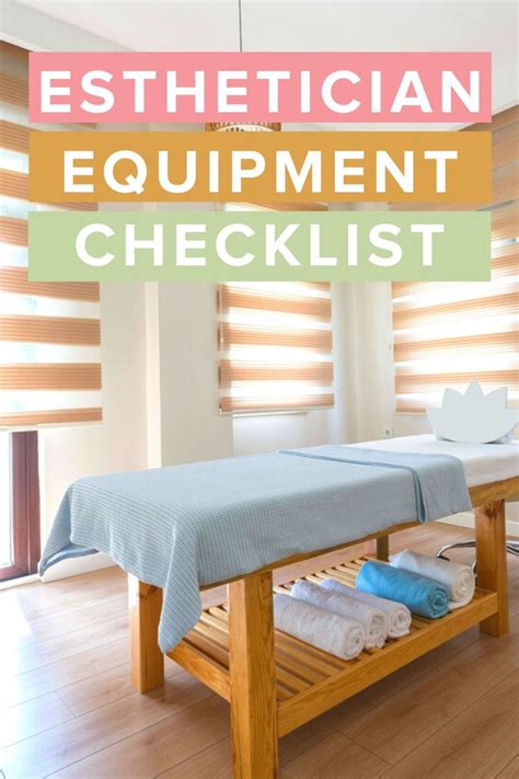 Esthetician Equipment: Supply List for Professional Estheticians ...