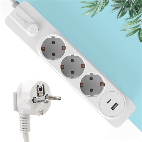 Way Germany Eu Standard Power Strip Socket Extension Socket With