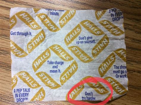 Halls A Pep Talk In Every Drop Pep Talks You Get It