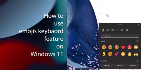 how to open emojis on keyboard