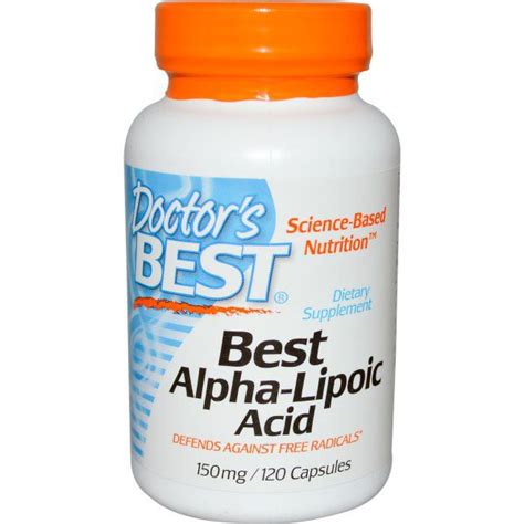 Acheter Best Alpha Lipoic Acid 150 Mg 120 Capsules Doctor S Best