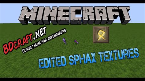 Minecraft Texture Packs 4 EDIT Sphax YouTube