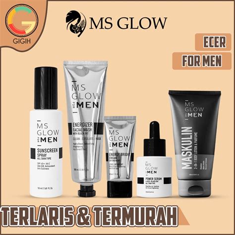 Jual Ms Glow For Men Ecer Cream Serum Face Wash Ms Glow Men