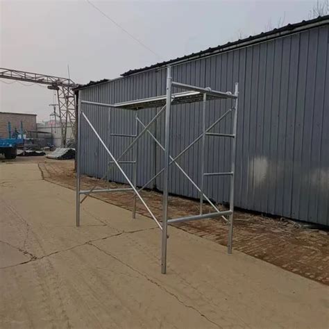 Portable Galvanized Folding Scaffold Mobile Frame Scaffolding System