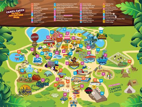 Park Map | Camel Creek, Cornwall