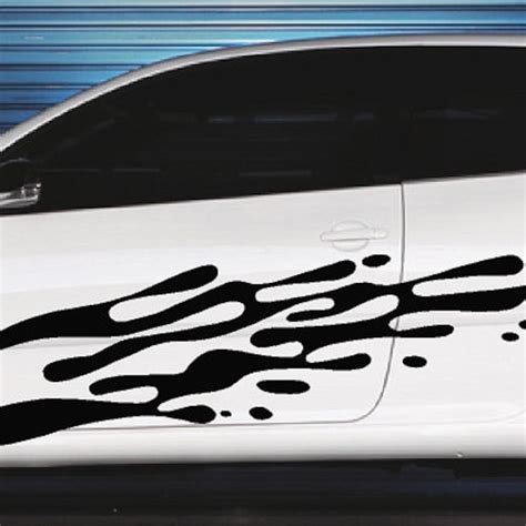 Mud Splash Car Vinyl Decals Set Of 2 Etsy