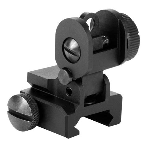 Aim Sports AR 15 M16 A2 REAR FLIP UP SIGHT W SINGLE PLANE DUAL APERTURE