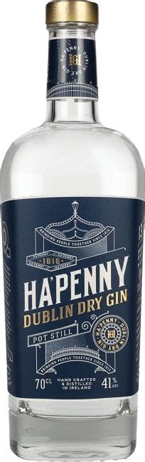 Hapenny Pot Still Dublin Dry Gin 750ml Liquor Store Online