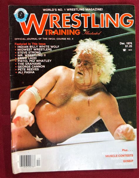 December Wrestling Training Illustrated Magazine Dusty Rhodes