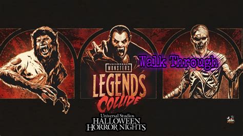 Universal Monsters ‘ Legends Collide ‘ Halloween Horror Nights