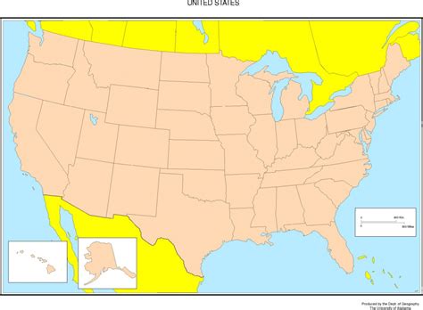 Printable Map Of The United States And Their Capitals - Printable US Maps