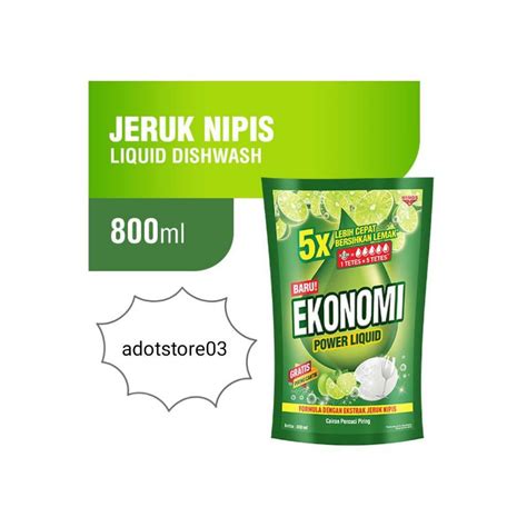 Jual Ekonomi Power Liquid Jeruk Nipis 800Ml Shopee Indonesia