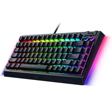 Razer BlackWidow V4 75 Chroma RGB Hot Swap Compact USB Mechanical Wired Gaming Keyboard EKD