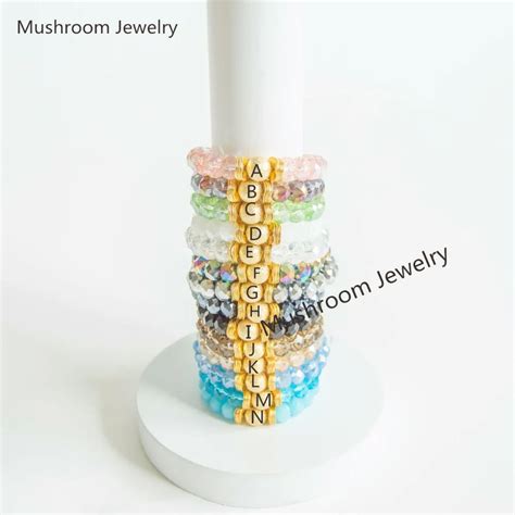 Pulsera El Stica Bohemia Chic Con Cuentas De Cristal Brazalete Con