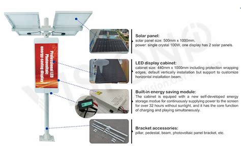 Solar Power LED Screen Outdoor Energy Saving LED Display