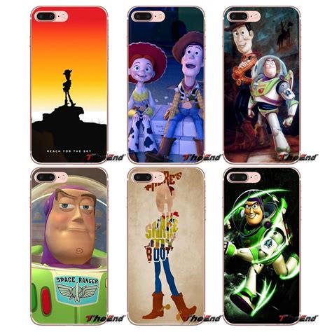 Buzz Lightyear Toy Story Sherif Soft Case For Iphone X 4 4s 5 5s 5c Se