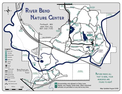 River Bend Nature Center Map - River Bend Nature Center Faribault MN ...