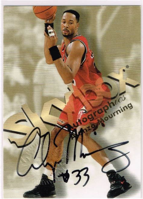 Yahoo オークション 1998 99 NBA SKYBOX Autographics Alonzo Mourni