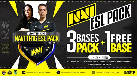 NAVI TH16 Limited Edition Pro Base Pack Buy Clash Of Clans Base Layouts