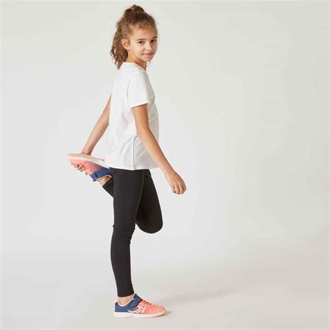 Leggings 100 Gym Mädchen Domyos Decathlon