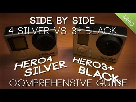 GoPro Hero4 SILVER Vs GoPro Hero3 BLACK HD YouTube