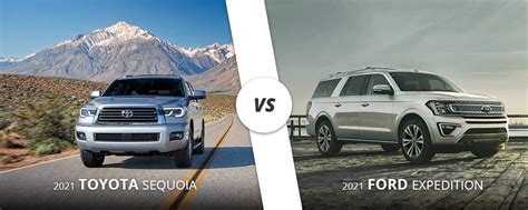 Comparing The 2021 Toyota Sequoia To The 2021 Ford Expedition