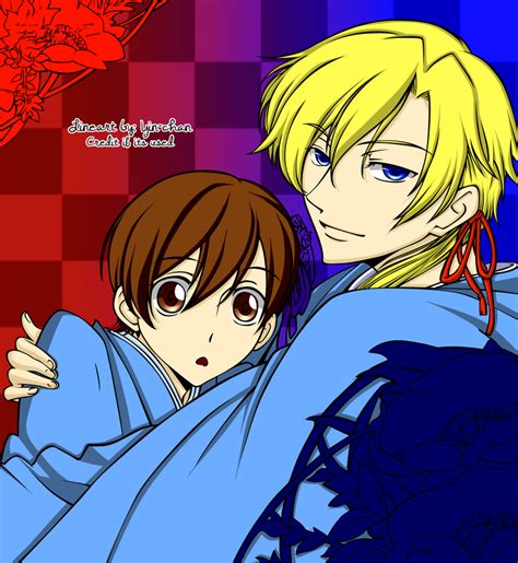 Colored Tamaki Suoh And Fujioka Haruhi By Nightraytsukishiro On