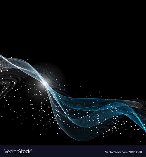 Blue stylish fantasy background design Royalty Free Vector