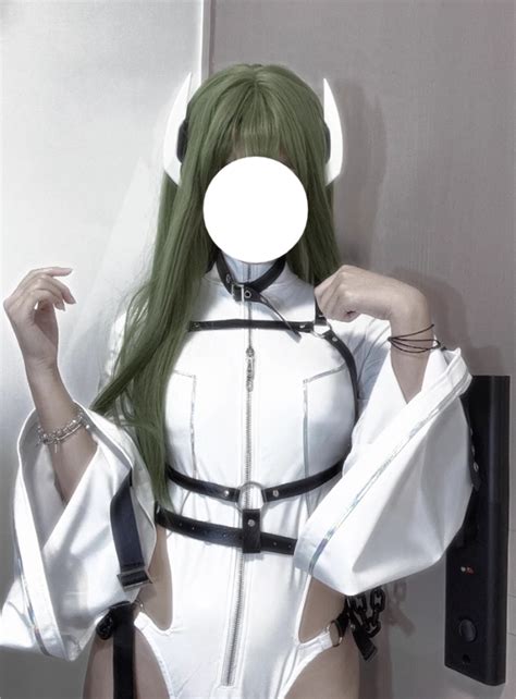 Women C C Derivative Sexy Lingerie Bodysuit Cutout Bandage Bodysuit With Stockings Code Giasu