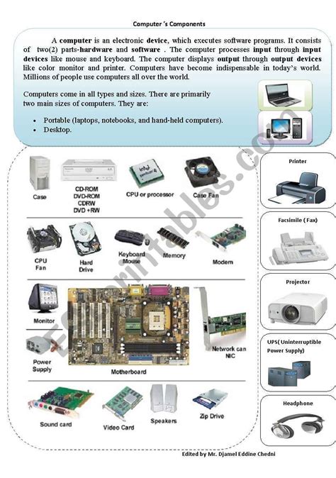 In This Worksheets You Will Get New Technique Terms About Computer