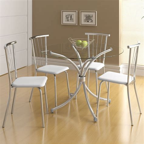 Mesa Vidro Com 4 Cadeiras - mesa de vidro redonda com 4 cadeiras - Pesquisa Google | Mesa redonda ...