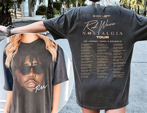 Rod 2side Graphic Shirt Nostalgia Tour 2023 90s Rap Music Shirt 2