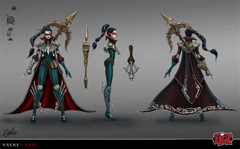 Vayne Base skin concept art by RitaLux on DeviantArt