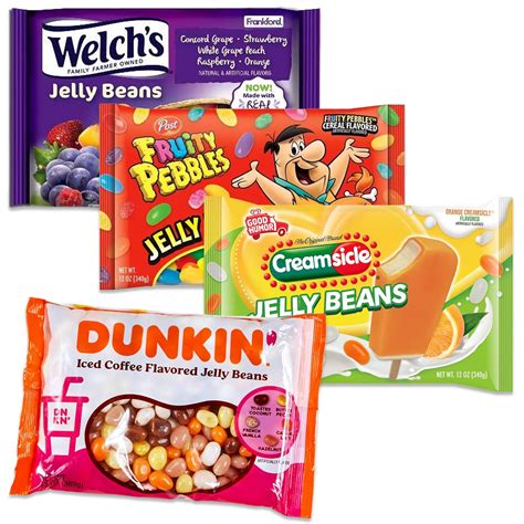 Easter Jelly Beans Bulk Variety 4 Pack Dunkin Donuts Iced